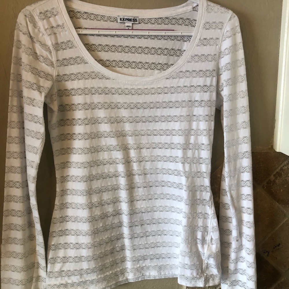 Express White Long Sleeve